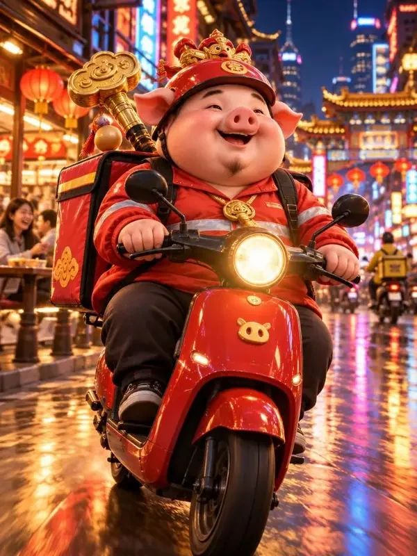 八戒在人间送外卖封面